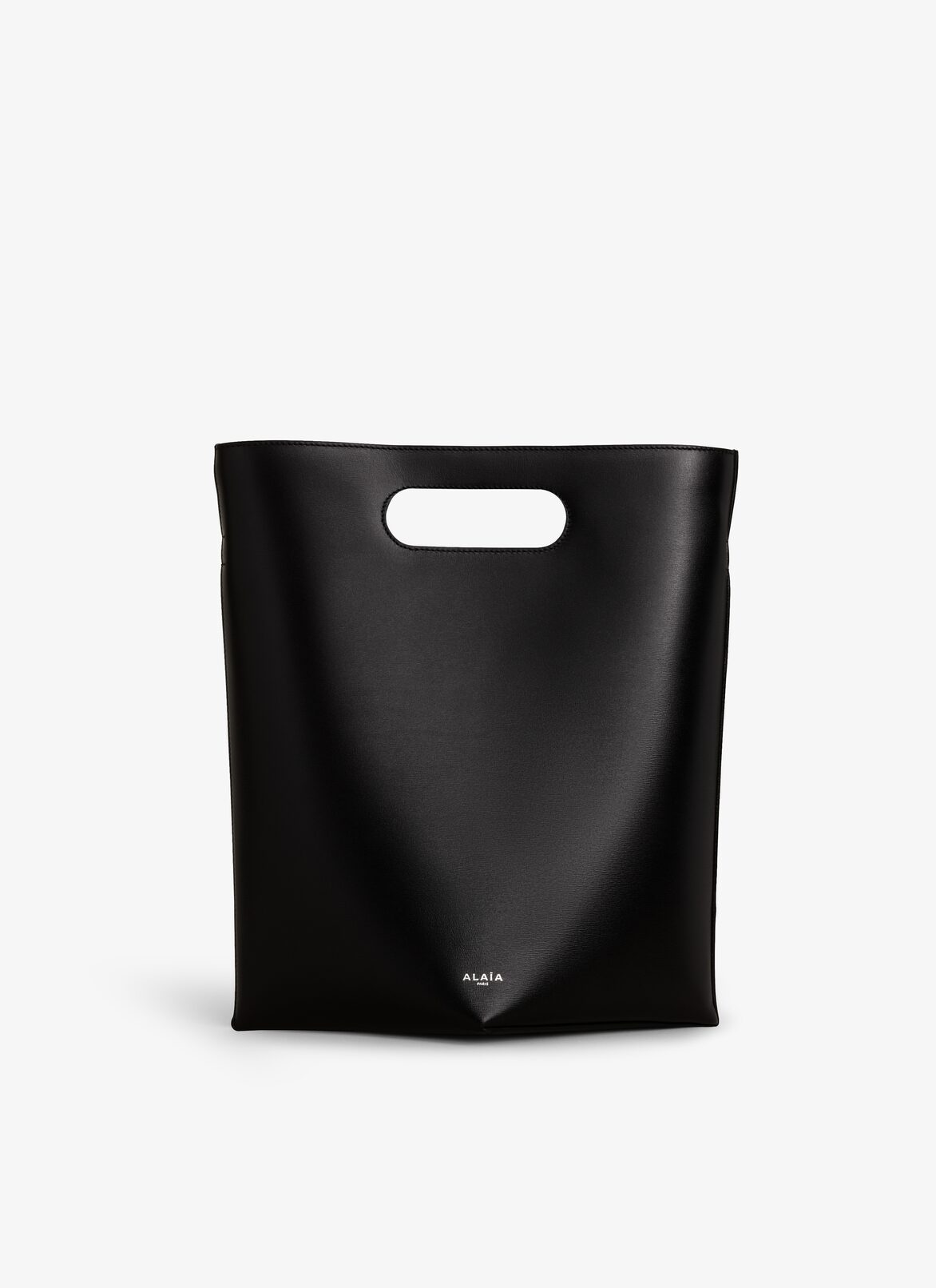 FOLDED BAG IN CALFSKIN ALAÏA BLACK FOLDED BAG IN CALFSKIN